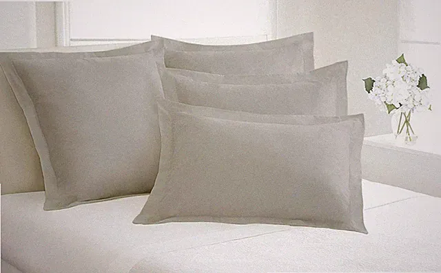 2pc Pillow Shams Silver 1000TC 100% Egyptian Cotton FREE SHIP