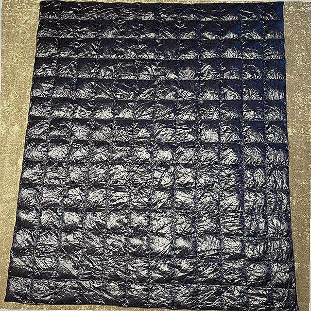 Blue Ridge Packable Down Puffer Throw Camping Travel Blanket Lightweight 60x70"