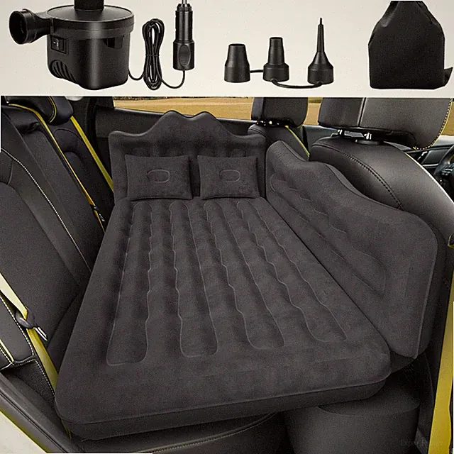 Car Mattress Non-Inflatable Car Back Seat Folding Bed Mattress for Car Traveling