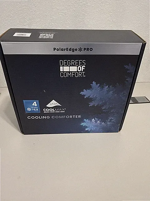 Cooling Comforter Queen Size, Cooling Blanket for Hot Sleepers and 90"x90" Blue