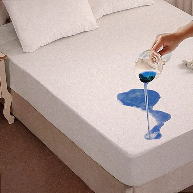 Cooling Nylon Mattress Protector Cover Waterproof Dust Mite Allergen Proof TWIN