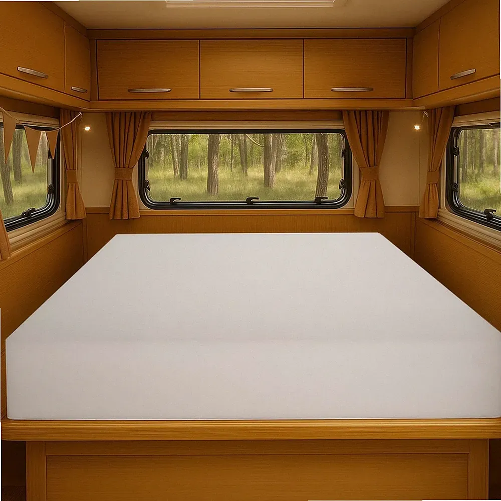 Firm 2" X 28" X 75" Mattress Topper for RV Bunk & Travel Trailer, USA Made