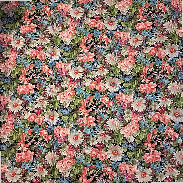 Handmade Quilted Throw Blanket Pocket Travel Folds into Pillow 44x58 Floral