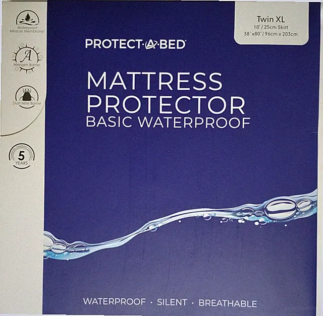 Mattress Protector Cover Waterproof Dust Mite & Allergen Proof TWIN XL White New