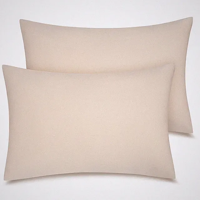 Organic Cotton Pillowcase/Travel Pillowcase Pack of 2 Set 13x18 Inches with E...