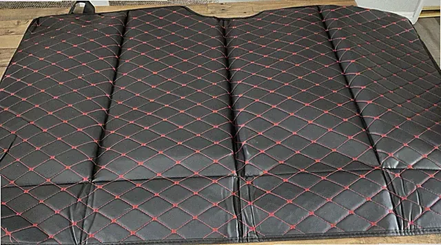 Quilted Car Travel Bed Non-Inflatable Rear Seat Sleeping Pad Adjustable Mattress