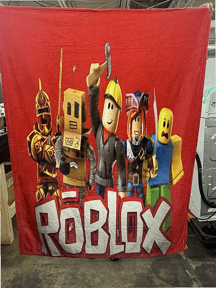 Roblox Plush Travel Throw Blanket - Measures 40 x 50 Inches