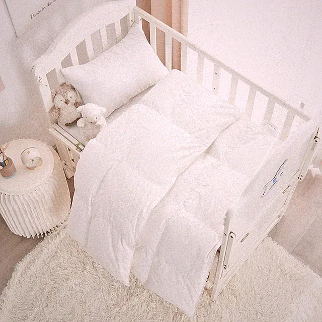 Rose Feather Toddler/Travel/Crib Goose Down Comforter Duvet/Blanket