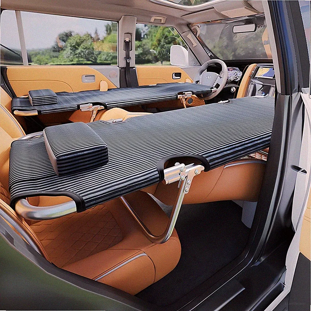 RV bedding portable car rear travel car interior folding bed travel outdoor rest