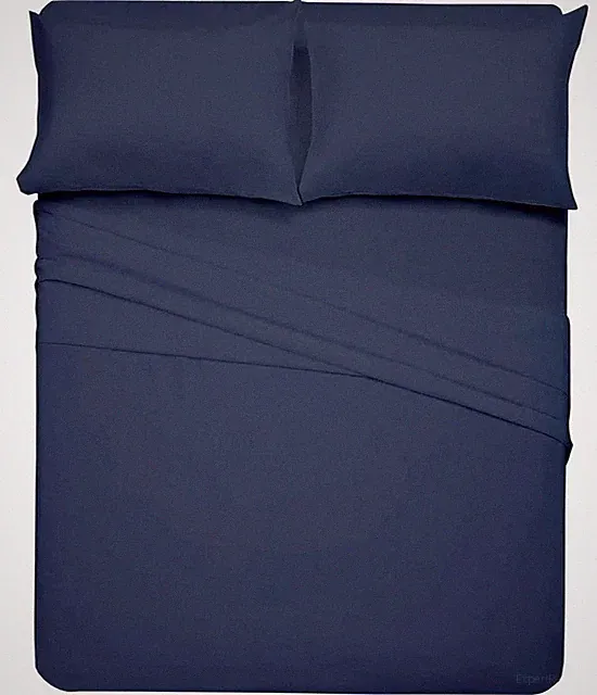 RV Bunk 42 x 80 Sheet Set, 4-Piece Bed Sheets for Campers & Travel Trailers,...