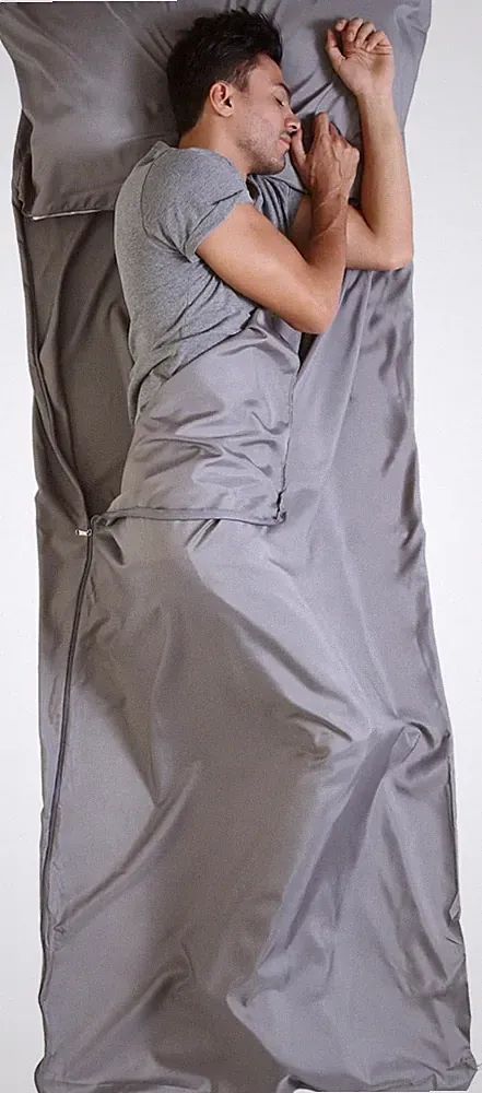 Sleeping Bag Liner - Adult Sleep Sack & Travel Sheets for Hotel - Travel Slee...