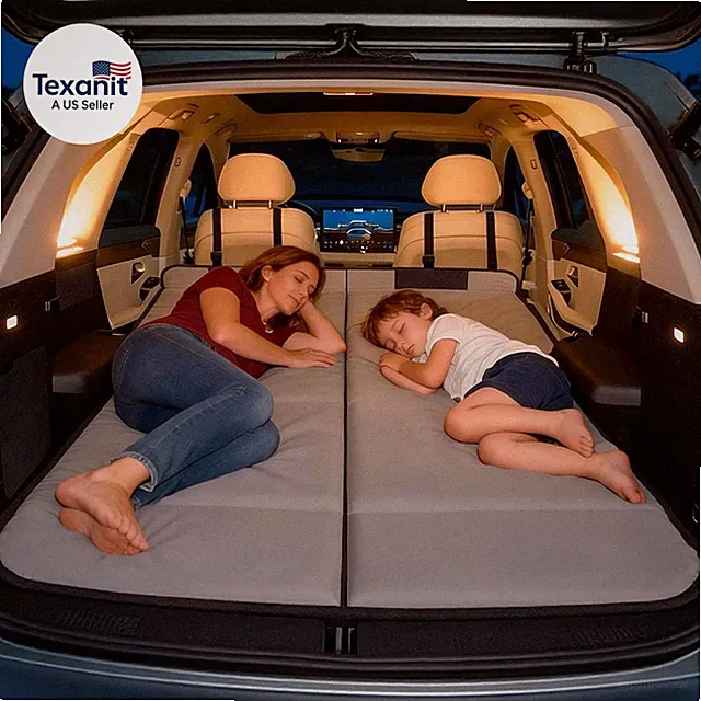SUV Trunk Camping Bed, SUV Travel Platform | Sleeping Pad for Vehicle Rest, Soft