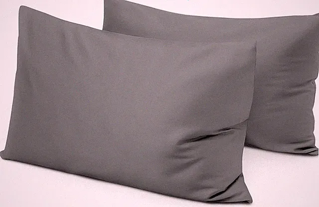 Travel Pillow Case 14x20 Egyptian Cotton Set of 2 Zipper Travel Pillowcase 600 T