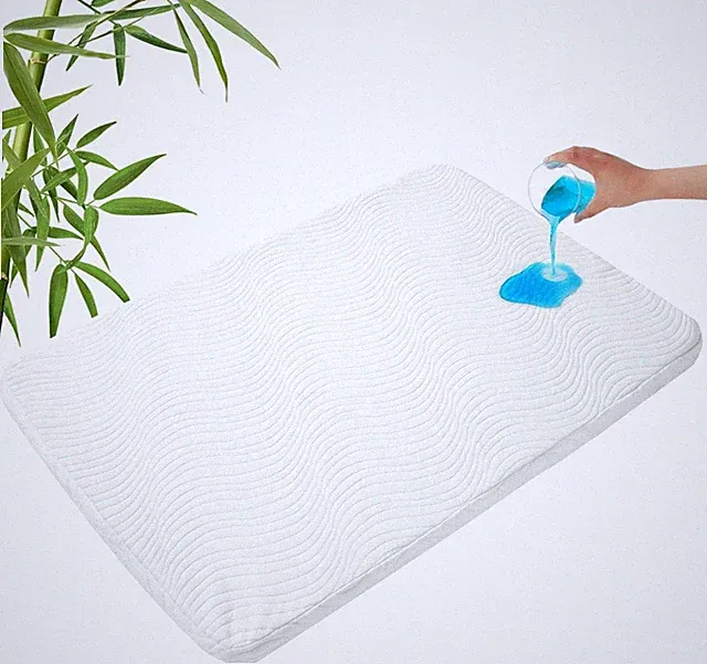 Waterproof Pack N Play Mattress Topper Pad 38"x26" with Removable Washable Cover